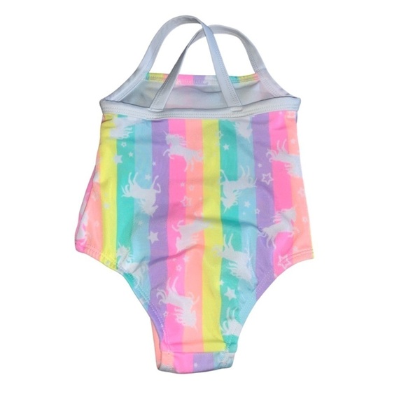 (3-6 mths) Girls 1 piece swimsuit - Picture 4 of 8